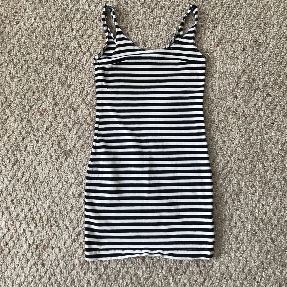 Stripped mini dress
